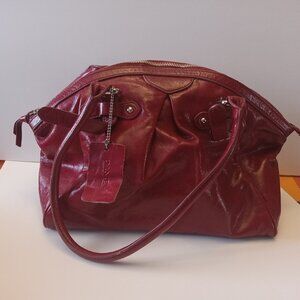 Danie red leather bag